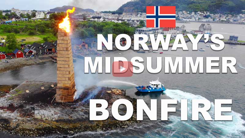 Alesund Slinningsbalet Midsummer Bonfire Video Preview